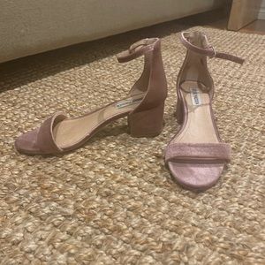 Steve Madden ‘Irenee’ Heeled Velvet Sandal